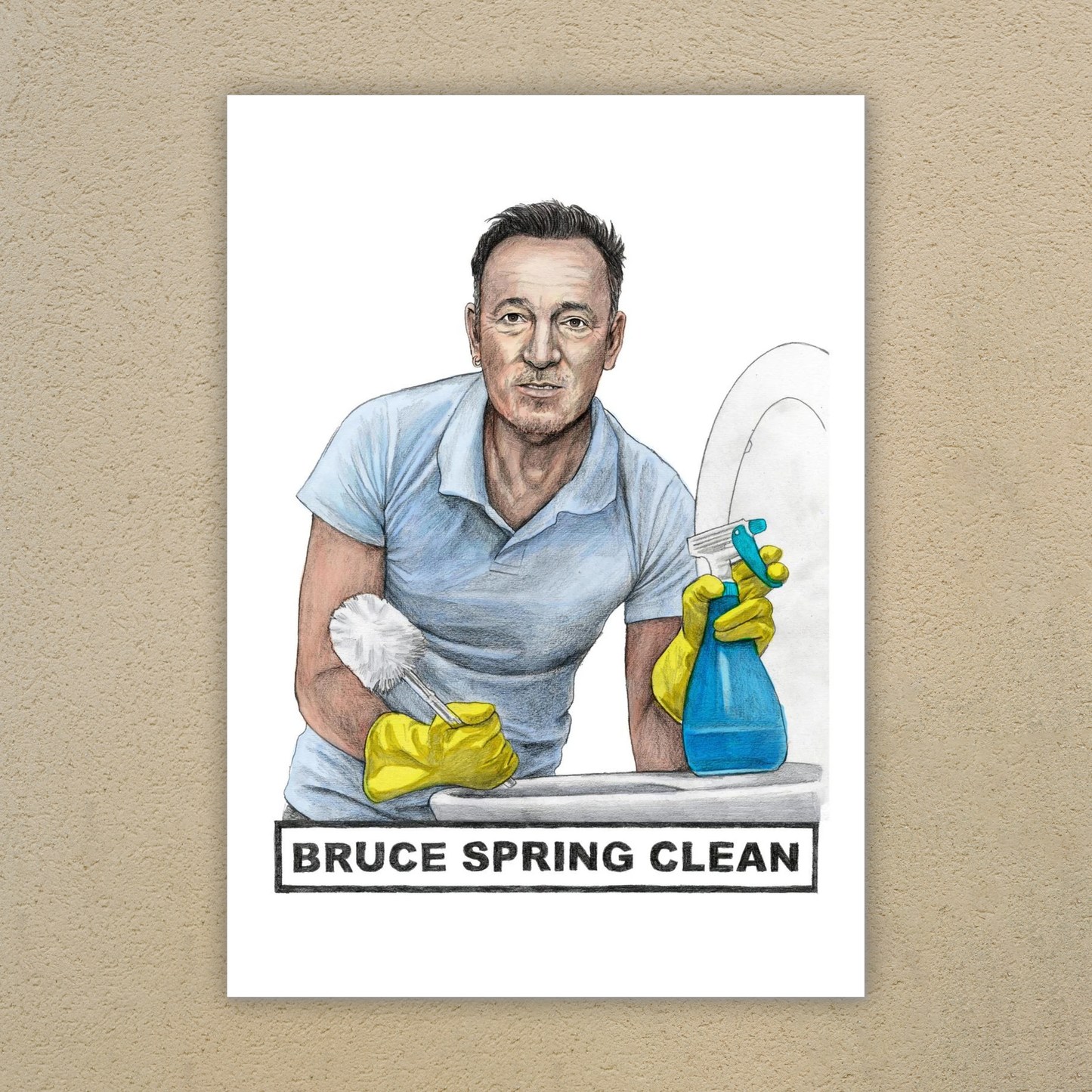 Bruce Spring Clean - Art Print
