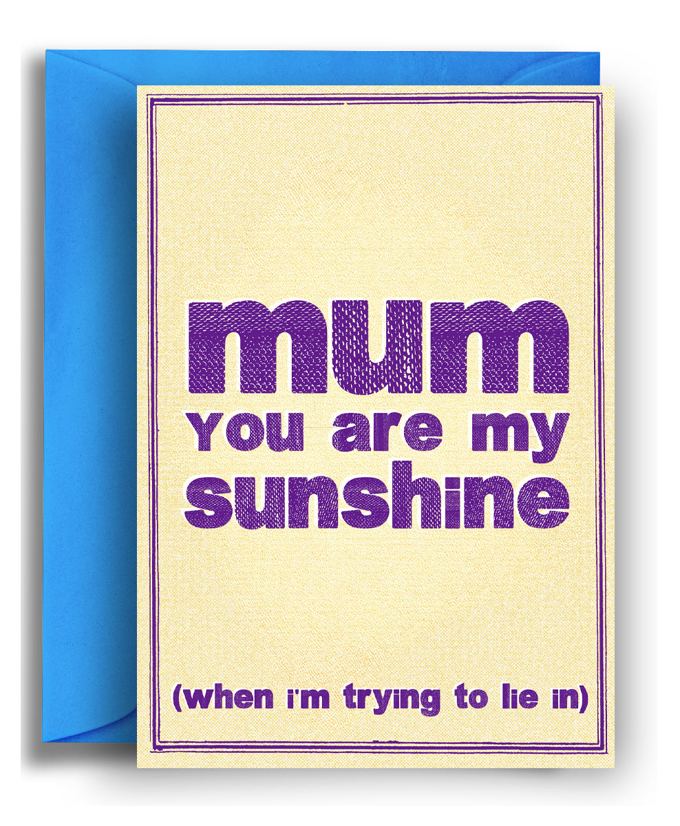 My Sunshine - Mother's Day Card