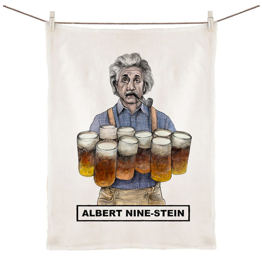 Albert Nine-stein - Tea Towel