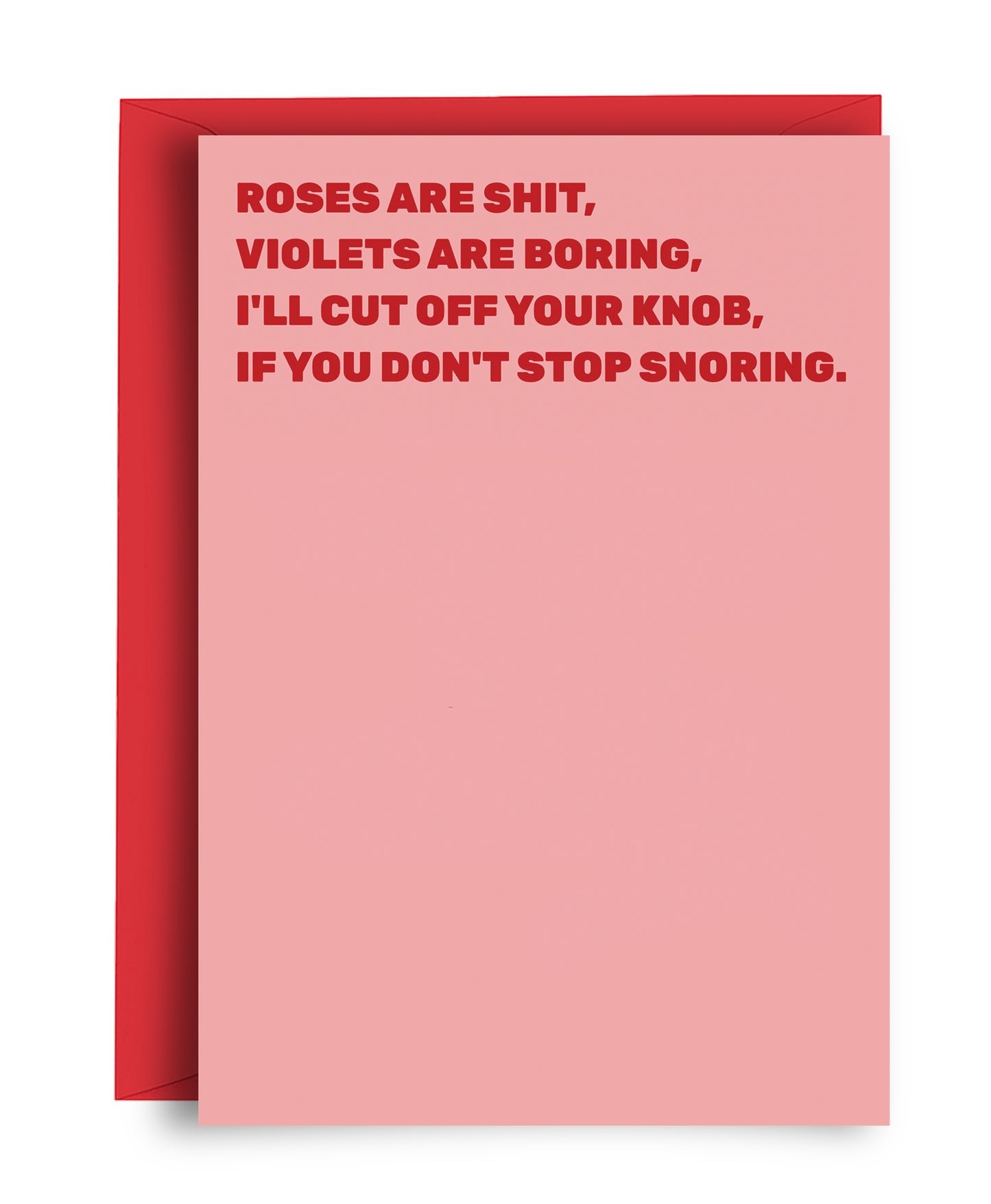 Roses Are Shit - Valentine's Card