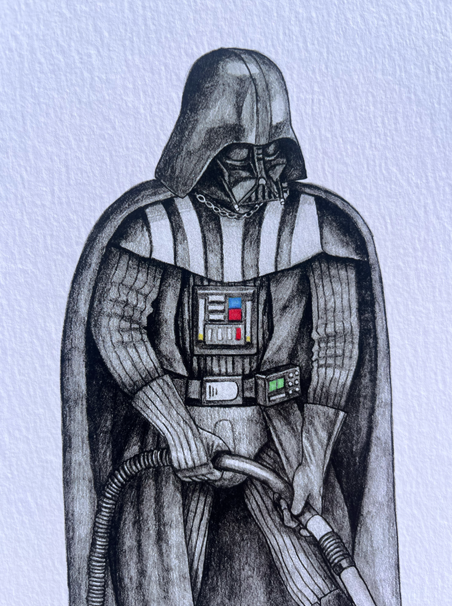 Vader Hoovering - Art Print