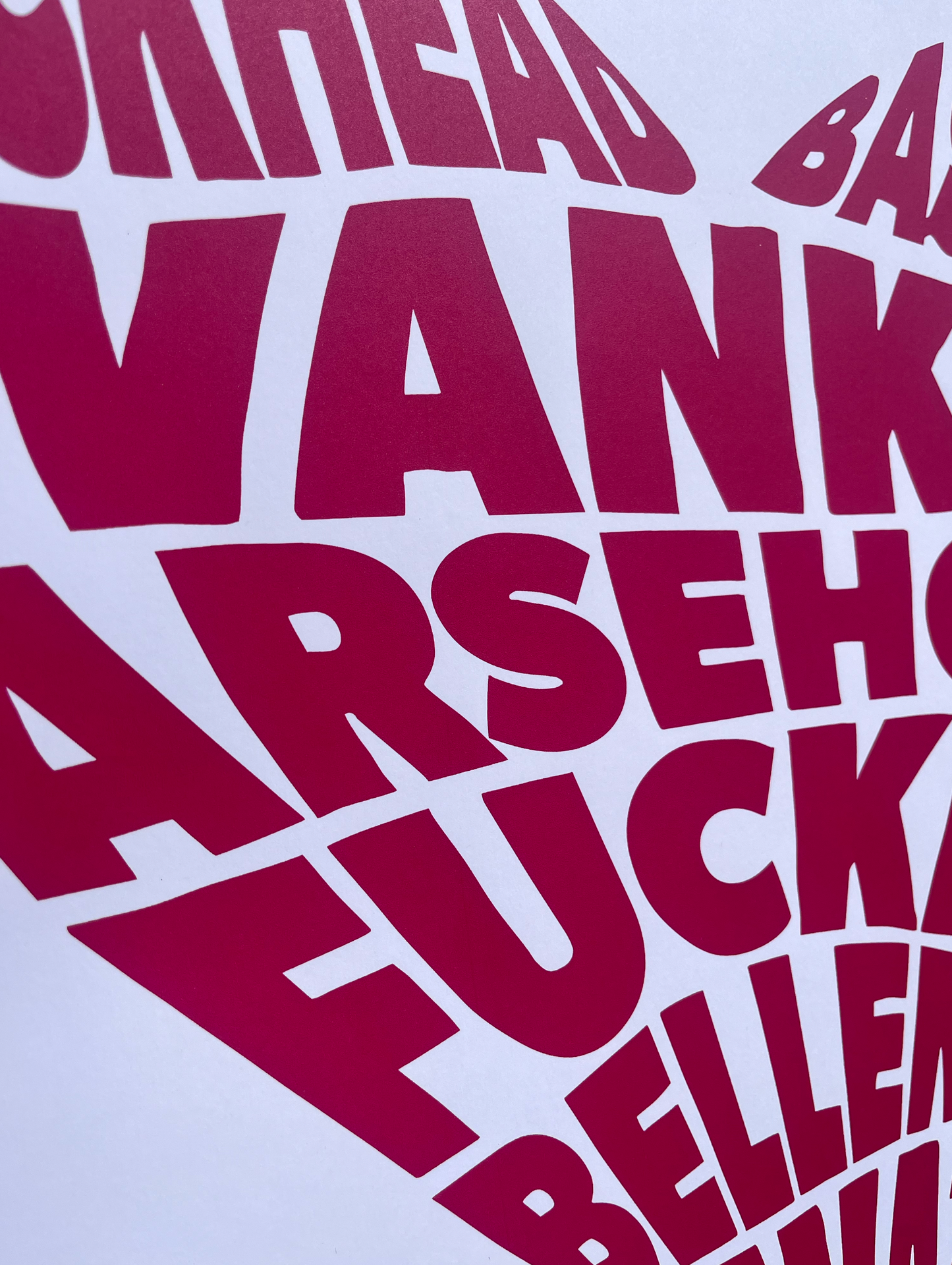 Swear Heart - Screenprint