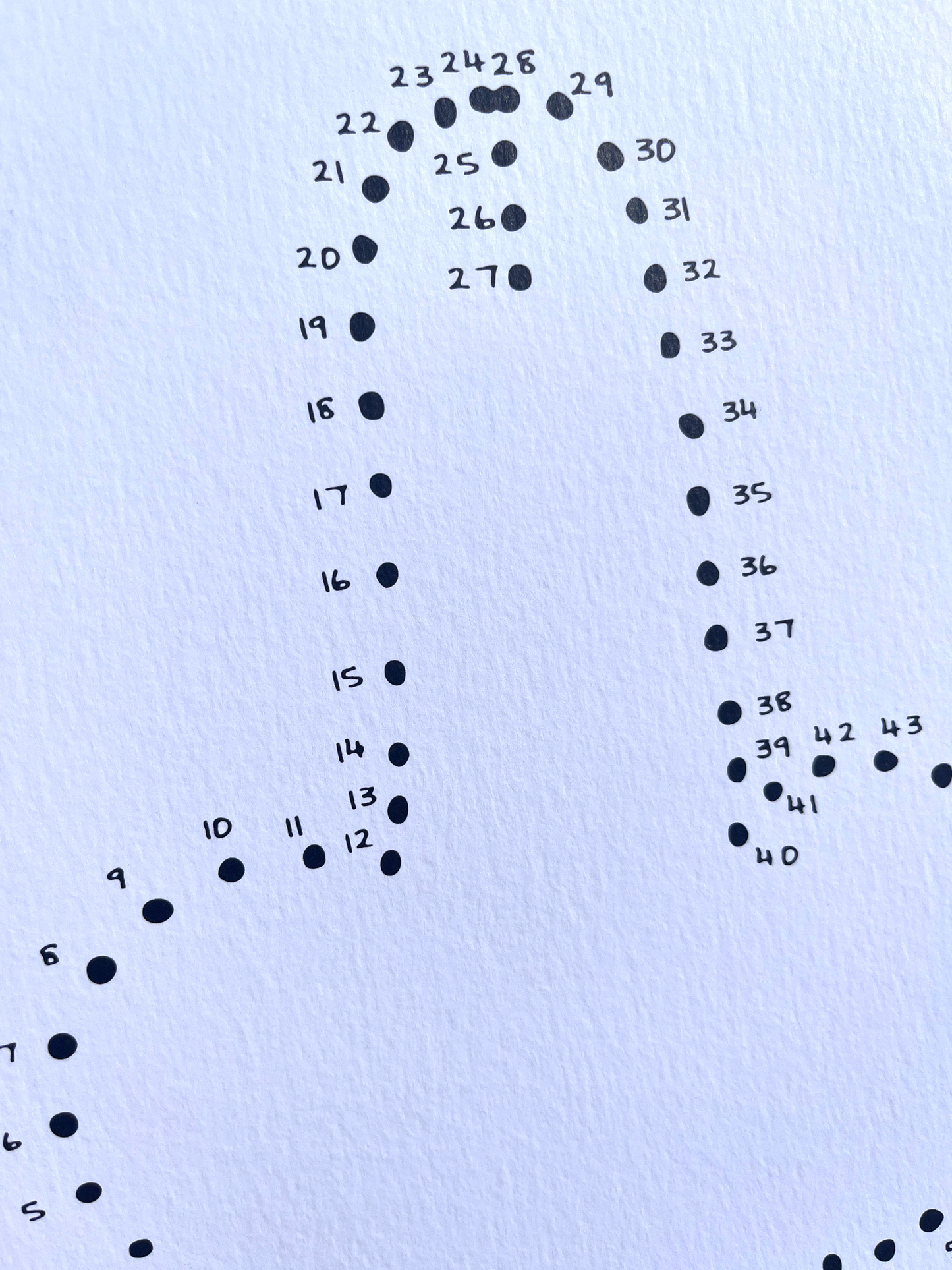 Dot to Dot Cock - Art Print