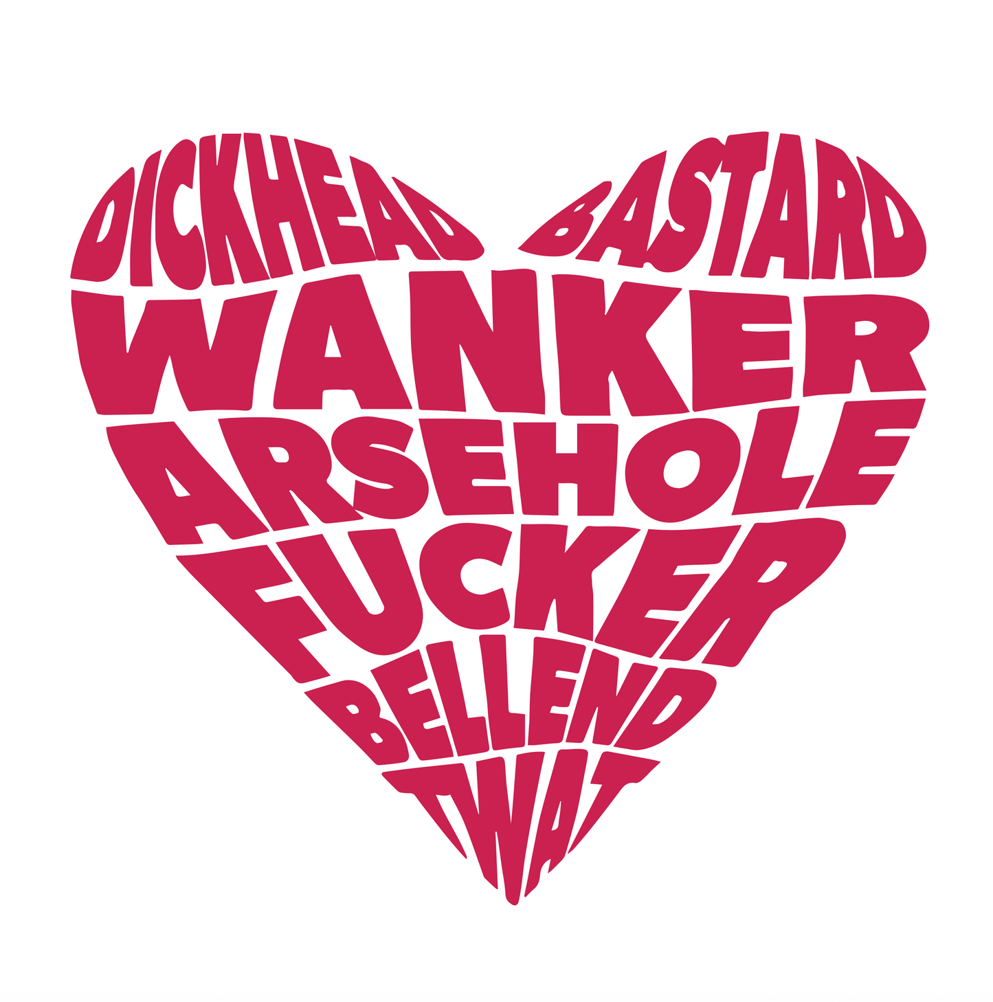 Swear Heart - Screenprint