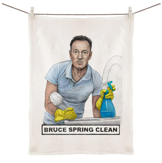 Bruce Spring Clean - Tea Towel
