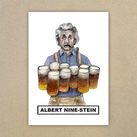 Albert Nine-Stein - Art Print