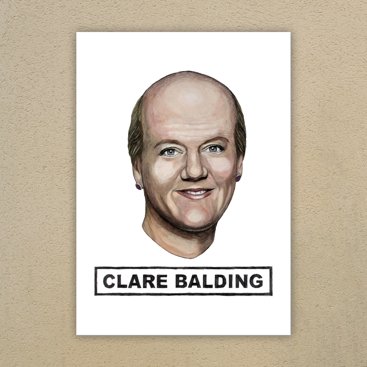 Clare Balding - Art Print