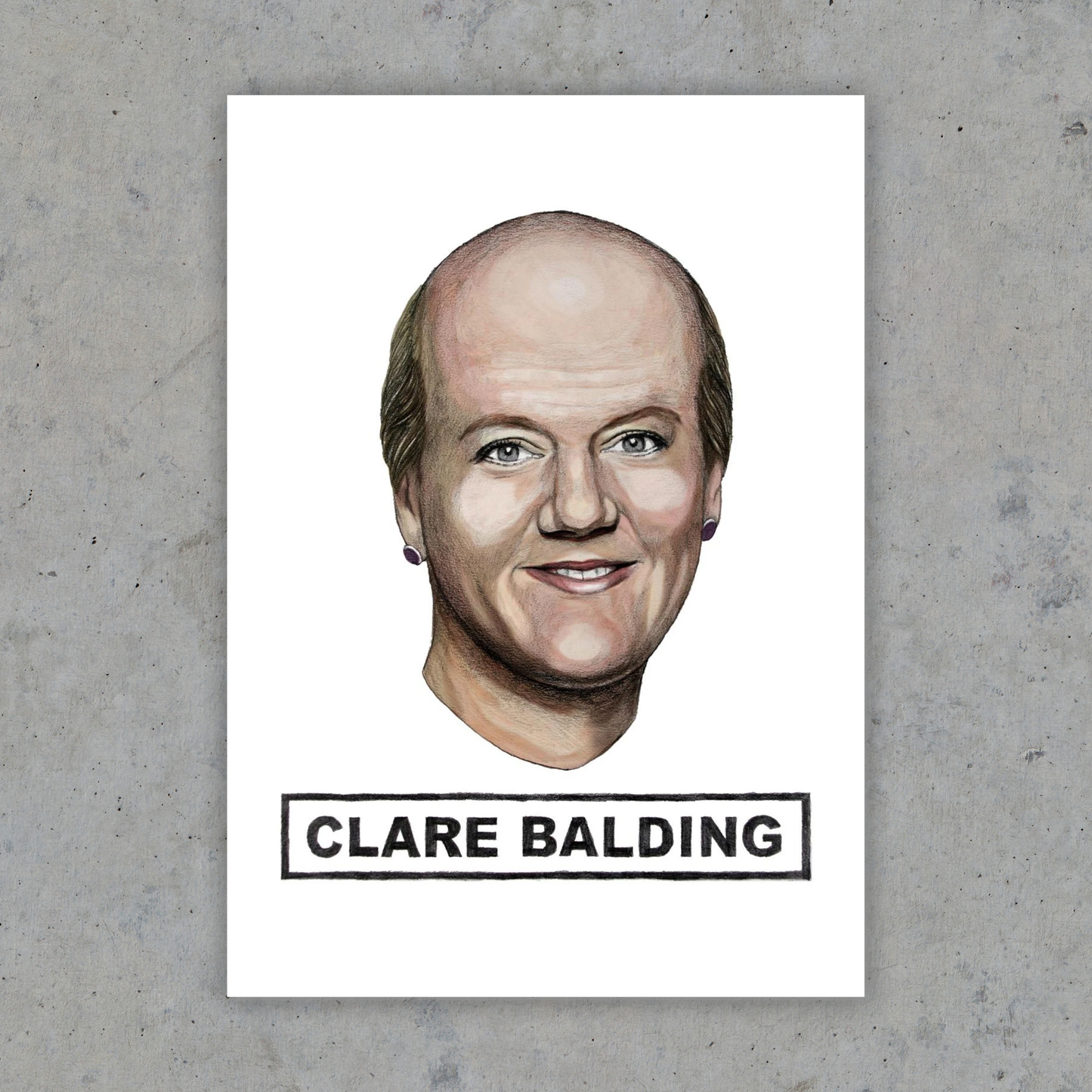 Clare Balding - Art Print