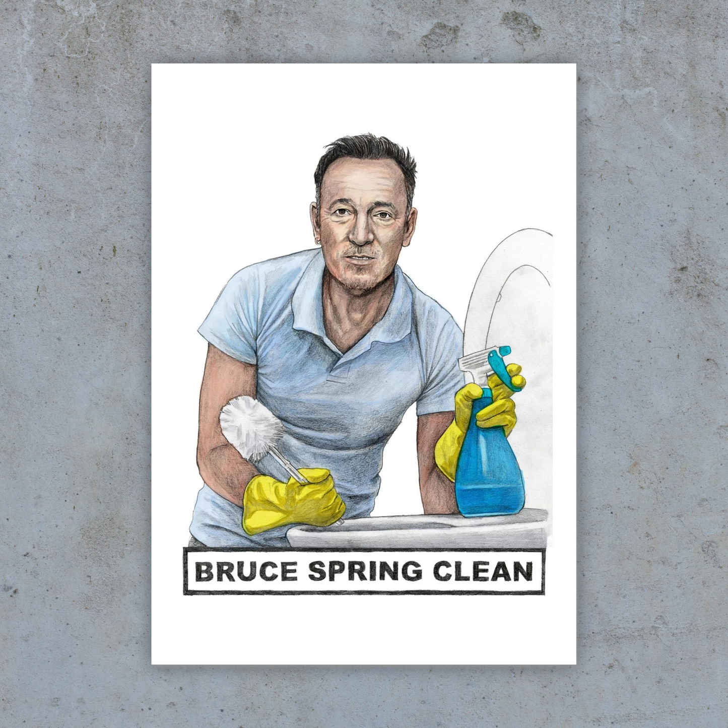 Bruce Spring Clean - Art Print