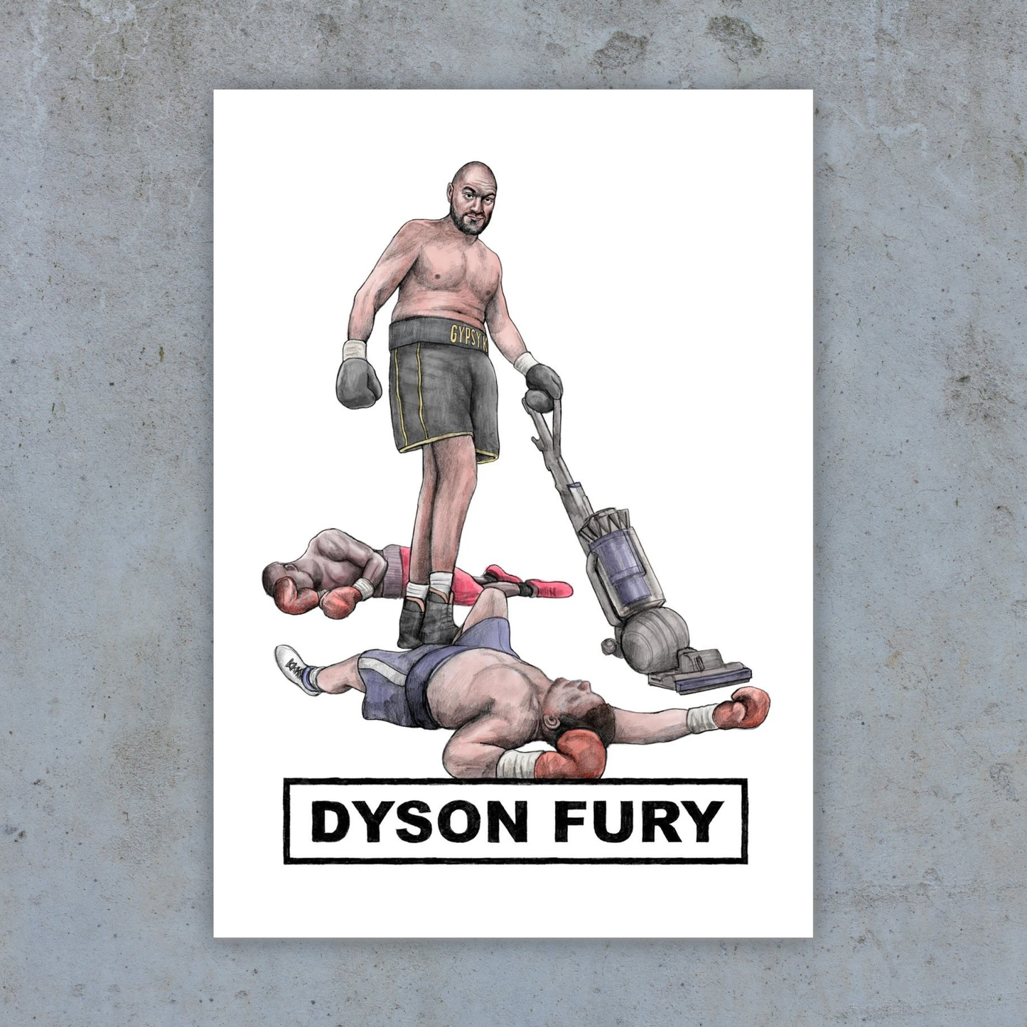 Dyson Fury - Art Print