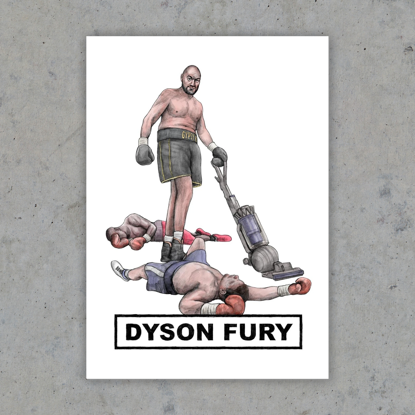Dyson Fury - Art Print