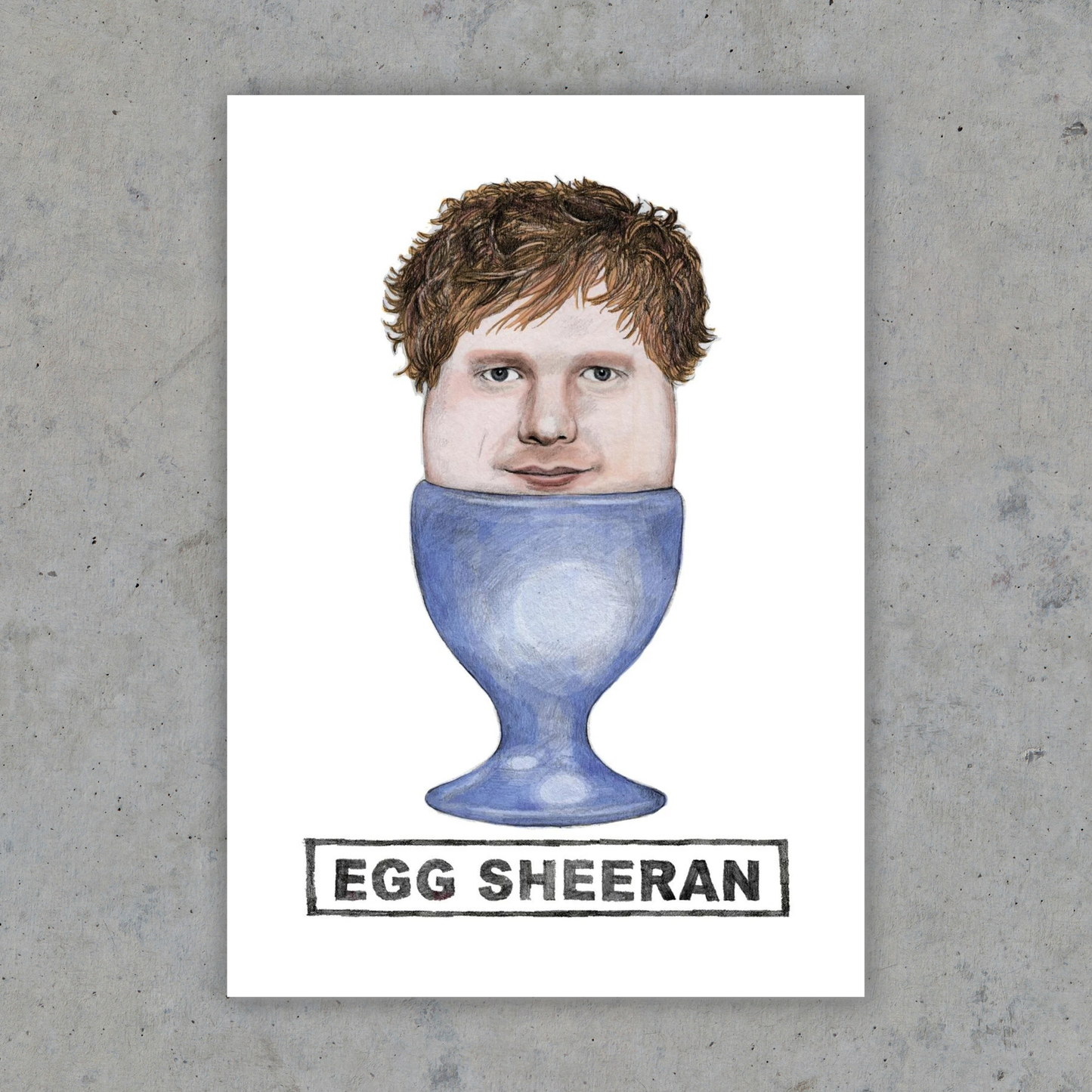 Egg Sheeran - Art Print