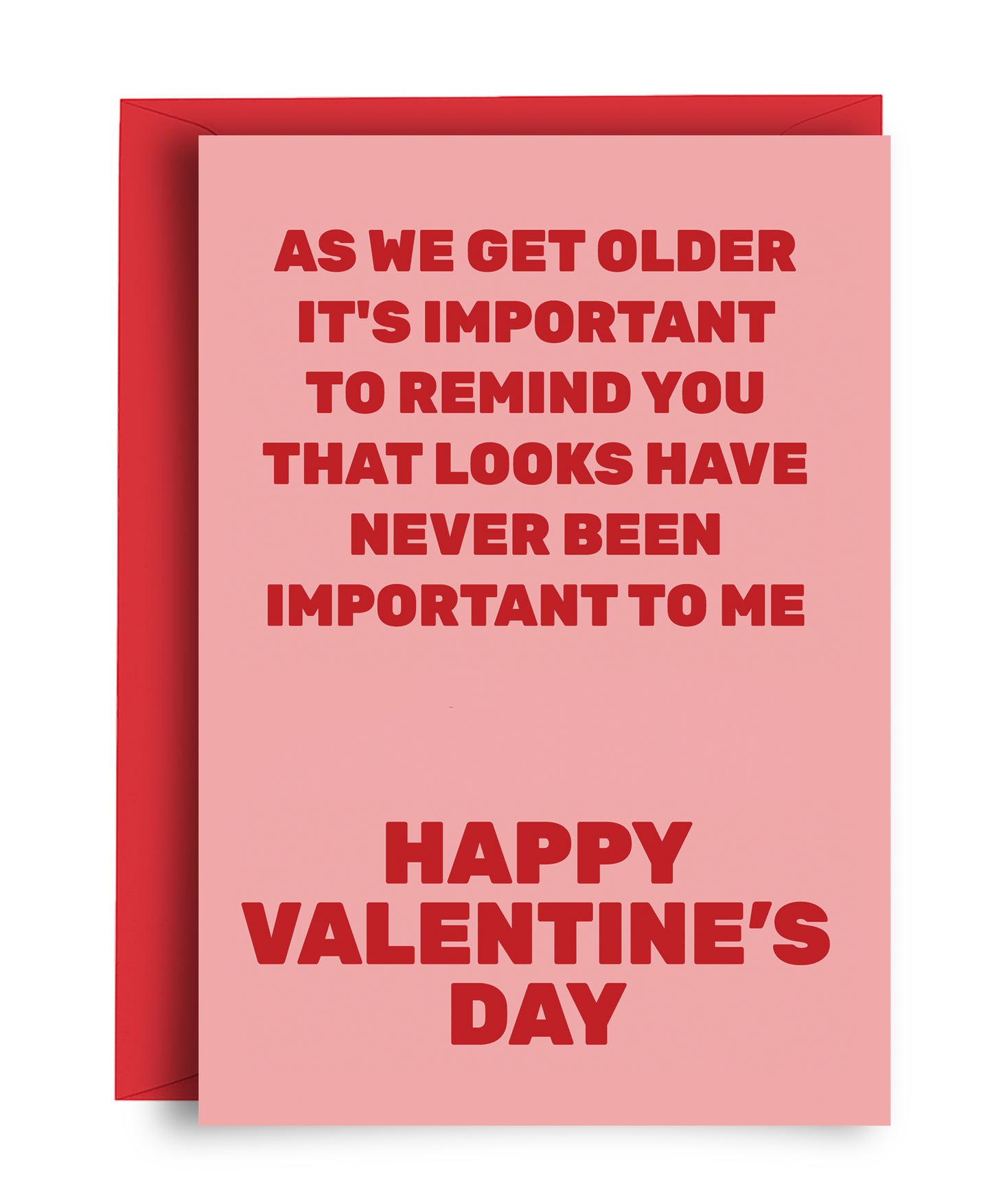 Looks Not Important - Valentine's Card