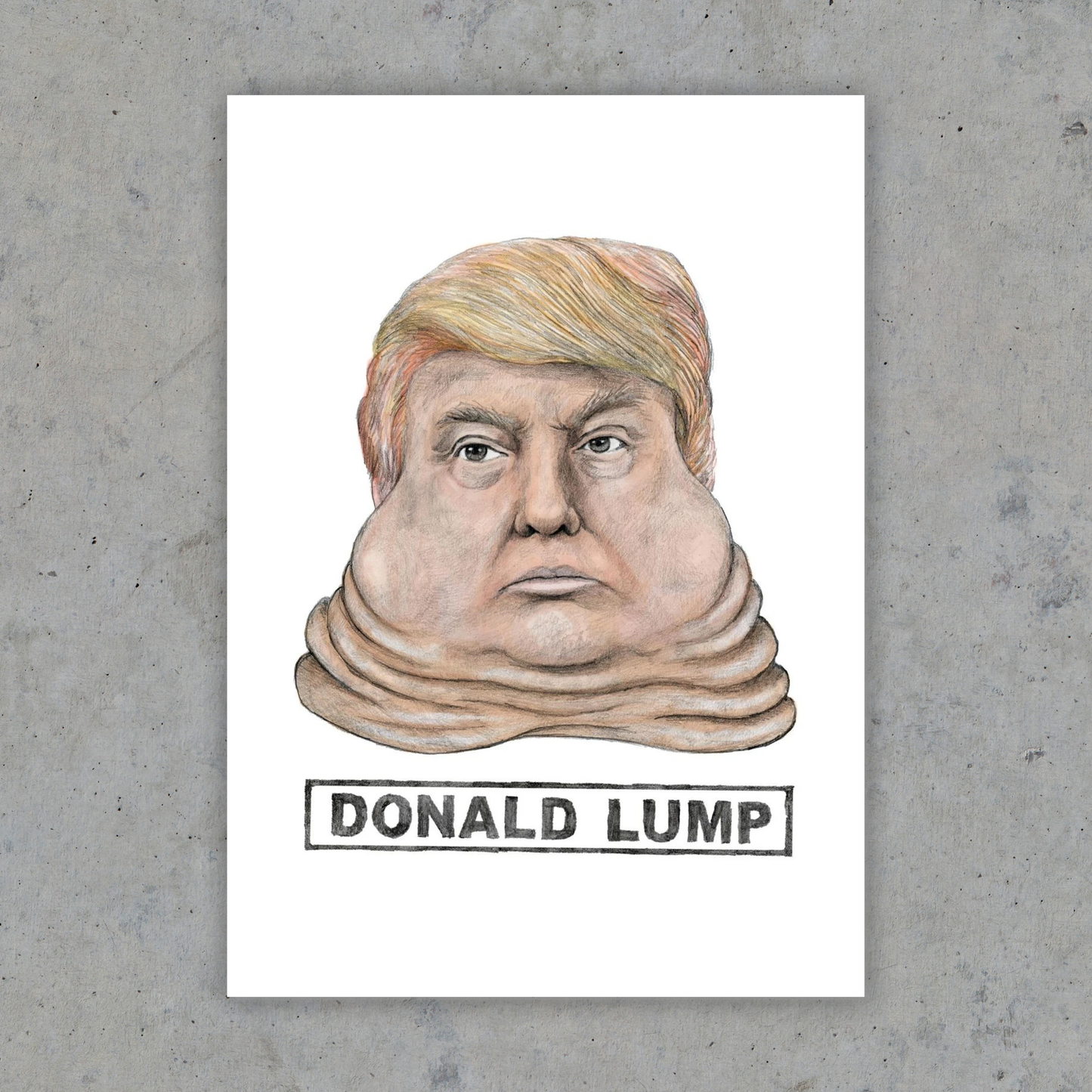 Donald Lump - Art Print