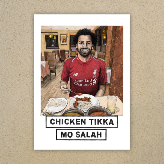 Chicken Tikka Mo Salah - Art Print
