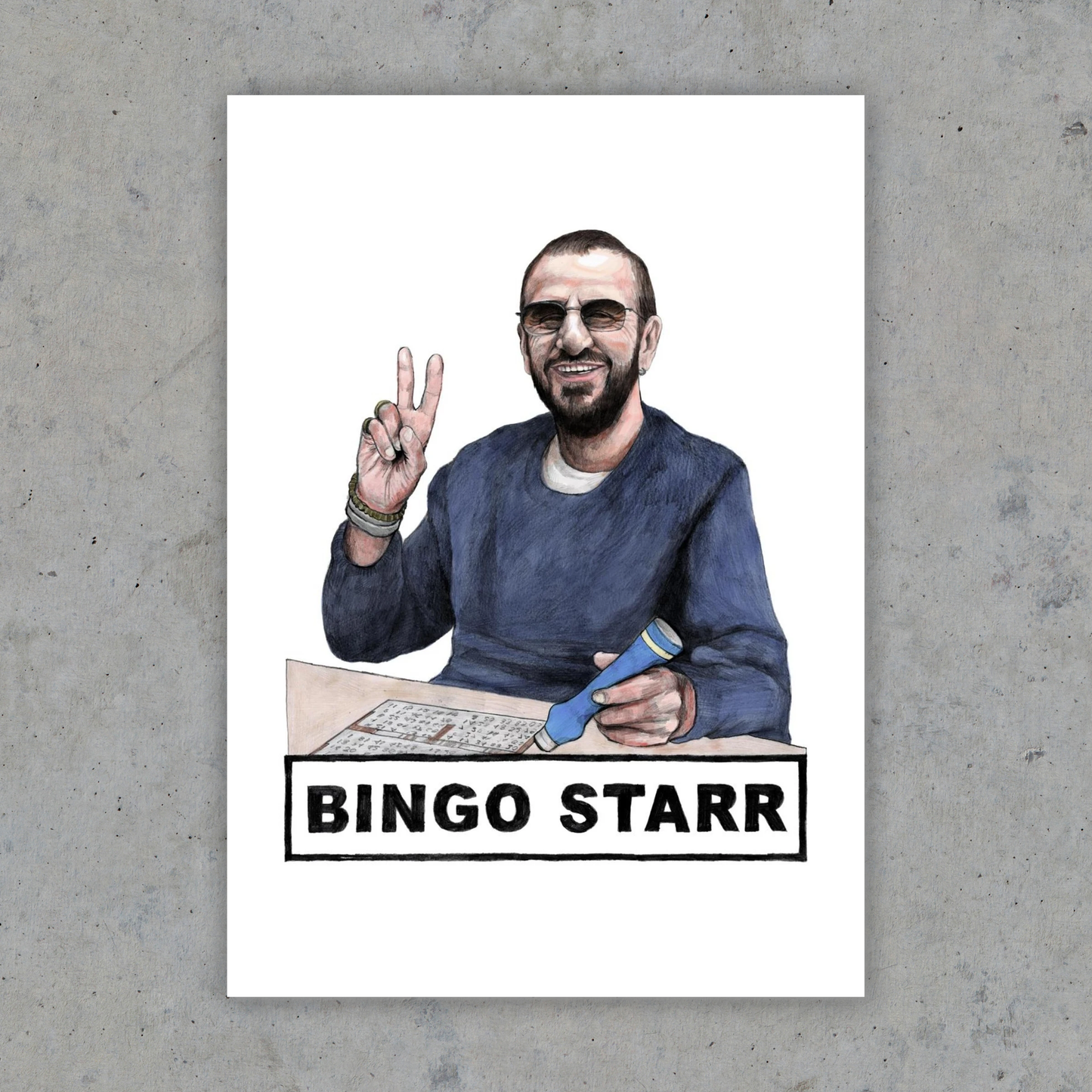 Bingo Starr - Art Print