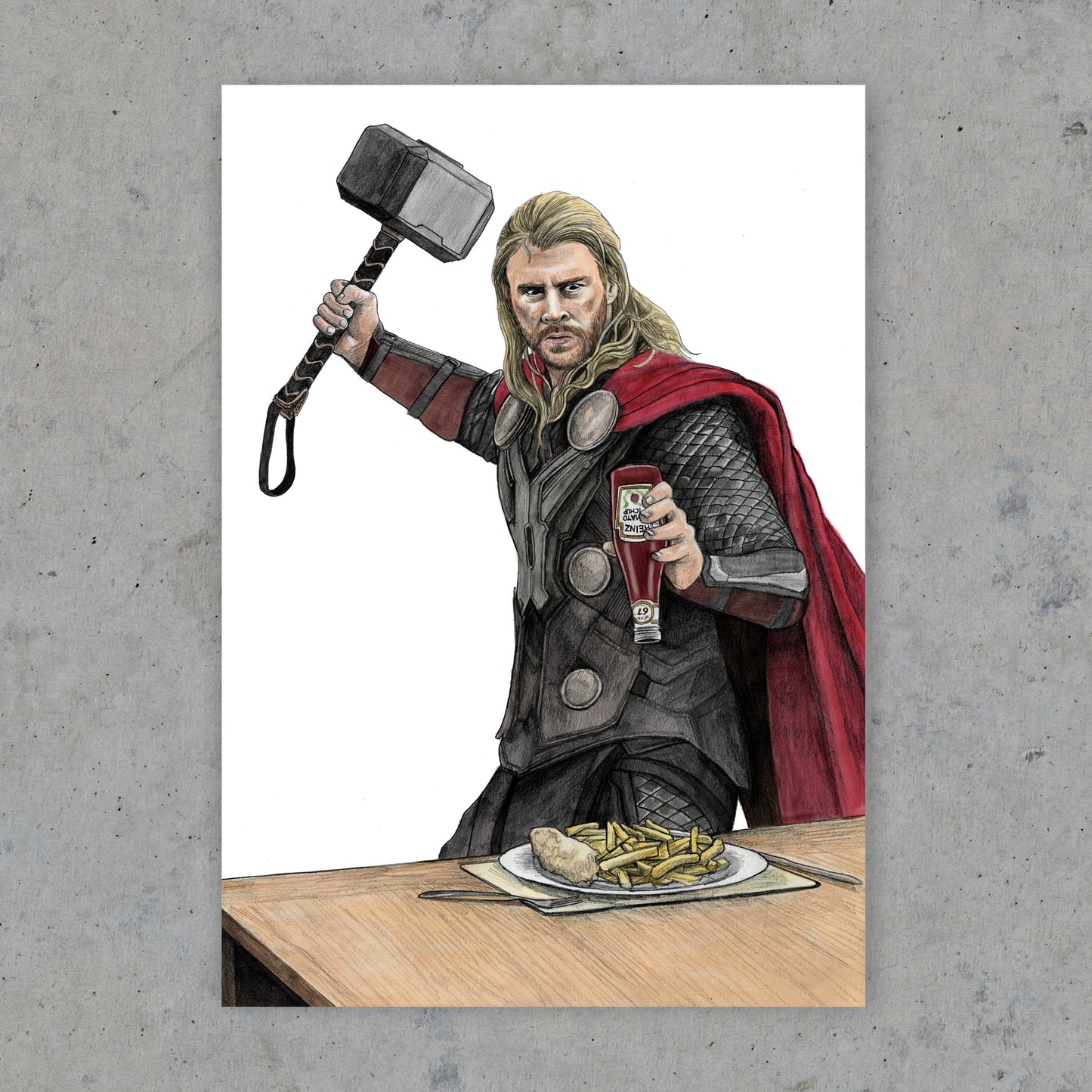 Thor Ketchup - Art Print