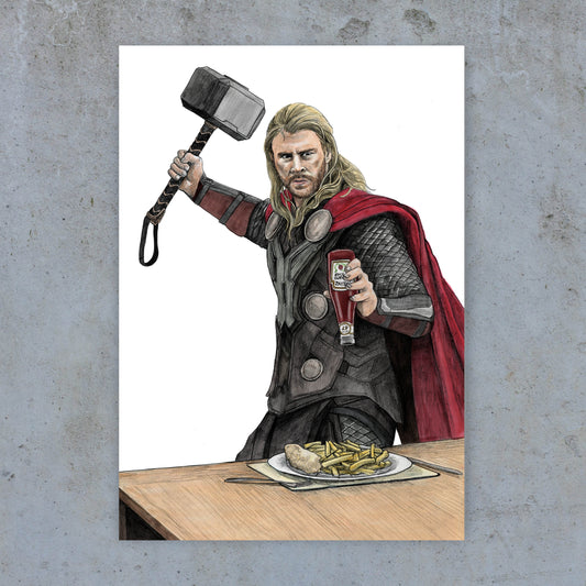 Thor Ketchup - Art Print