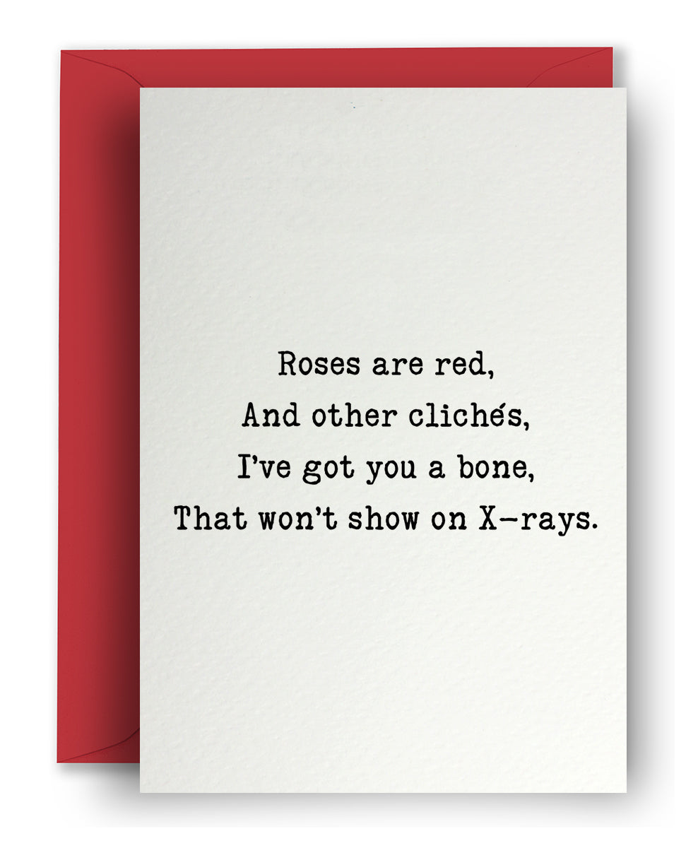 X-Ray Bone - Valentine's Card