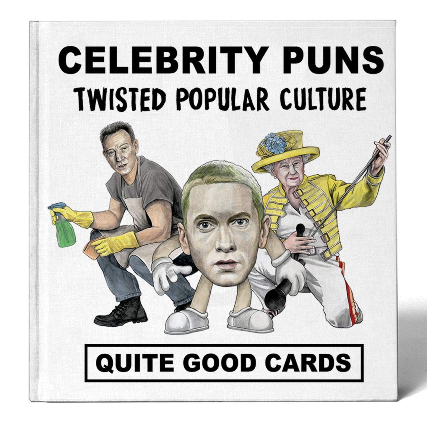 Celebrity Puns Book - Quite Good Cards Funny Birthday Card