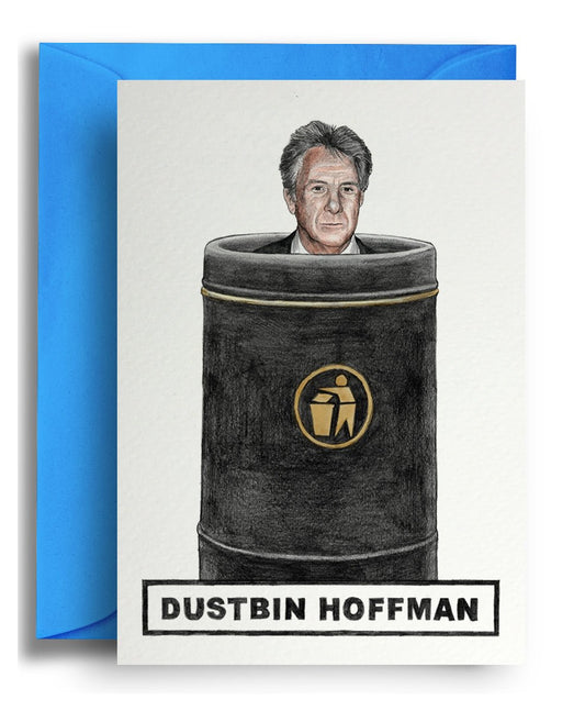 Dustbin Hoffman - Quite Good Cards Funny Birthday Card