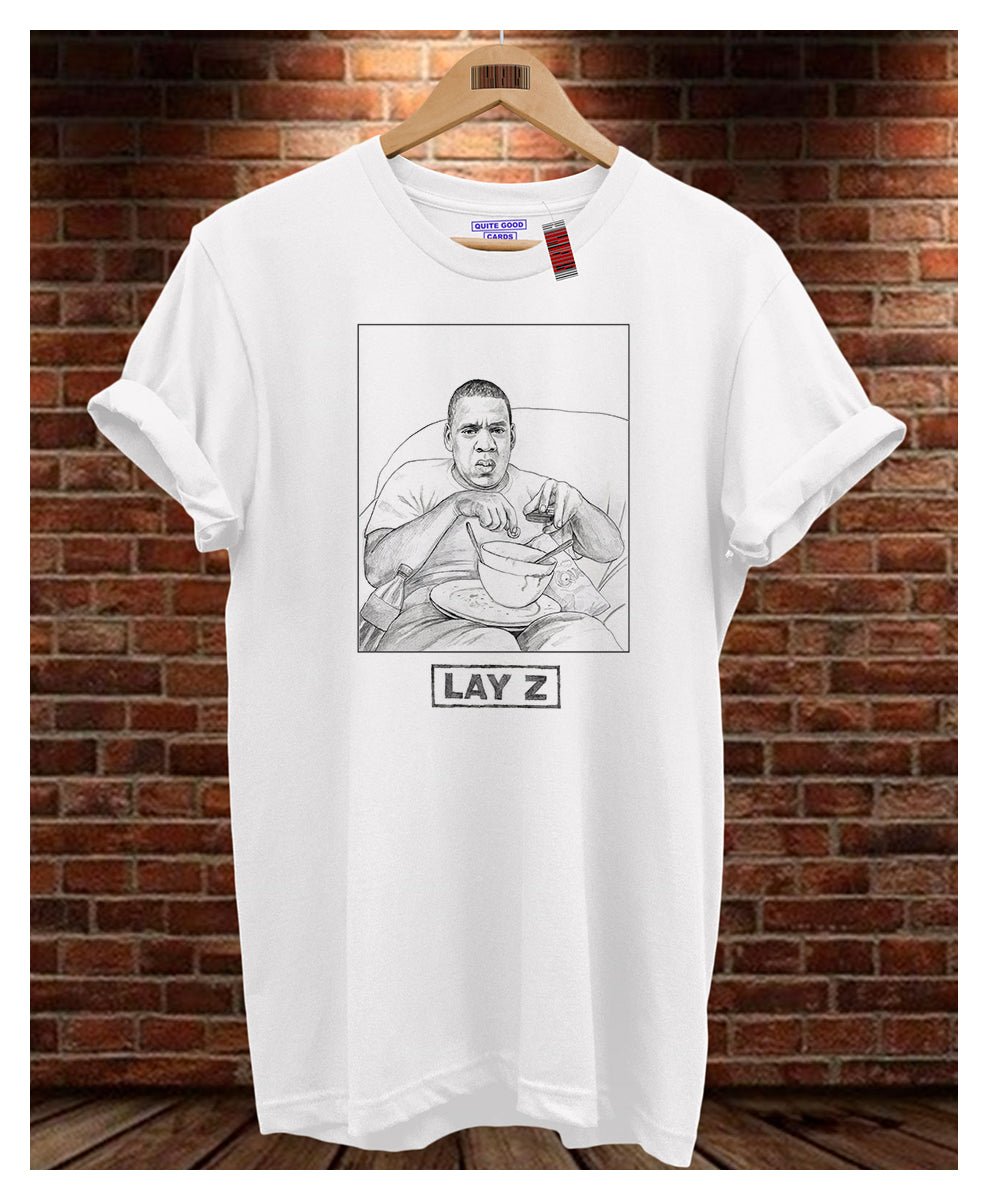 Lay Z T-Shirt - Quite Good Cards Funny Birthday Card