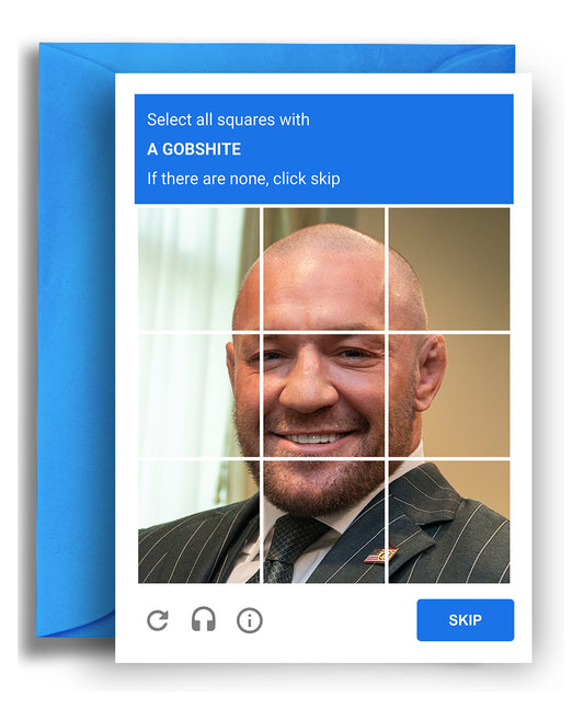 Conor McGregor reCAPTCHA