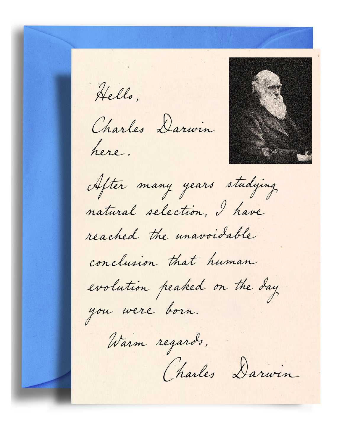 Birthday Letter - Charles Darwin
