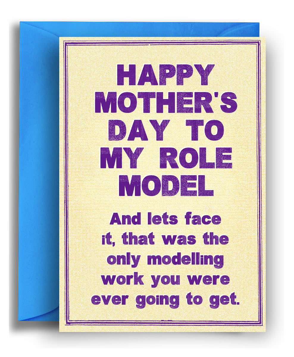 My Role Model - Mother's Day Card