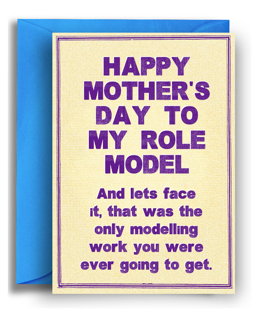 My Role Model - Mother's Day Card