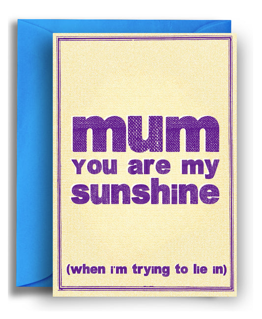 My Sunshine - Mother's Day Card