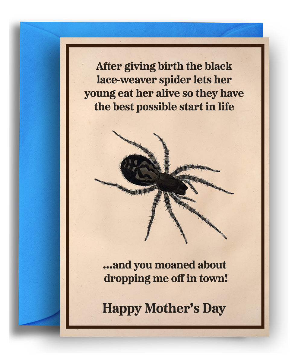 Spider - Mother's Day Card