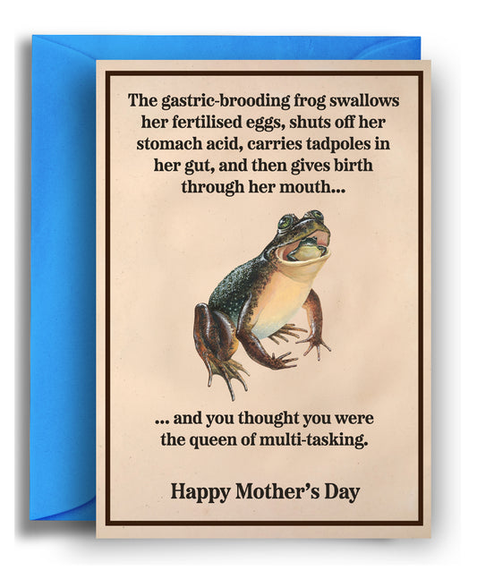 Frog - Mother's Day Card