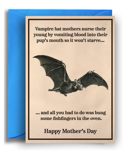 Bat - Mother's Day Card