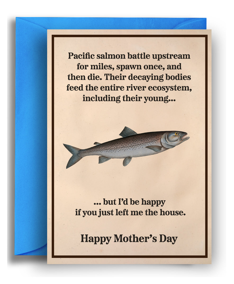 Salmon - Mother's Day Card