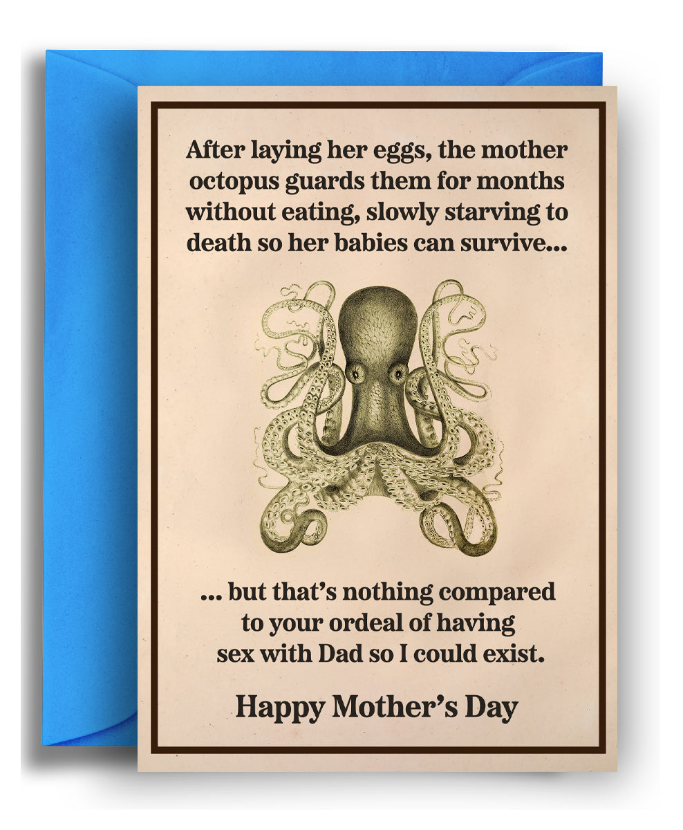 Octopus - Mother's Day Card