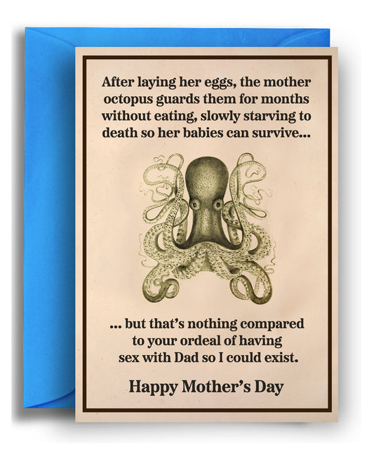 Octopus - Mother's Day Card