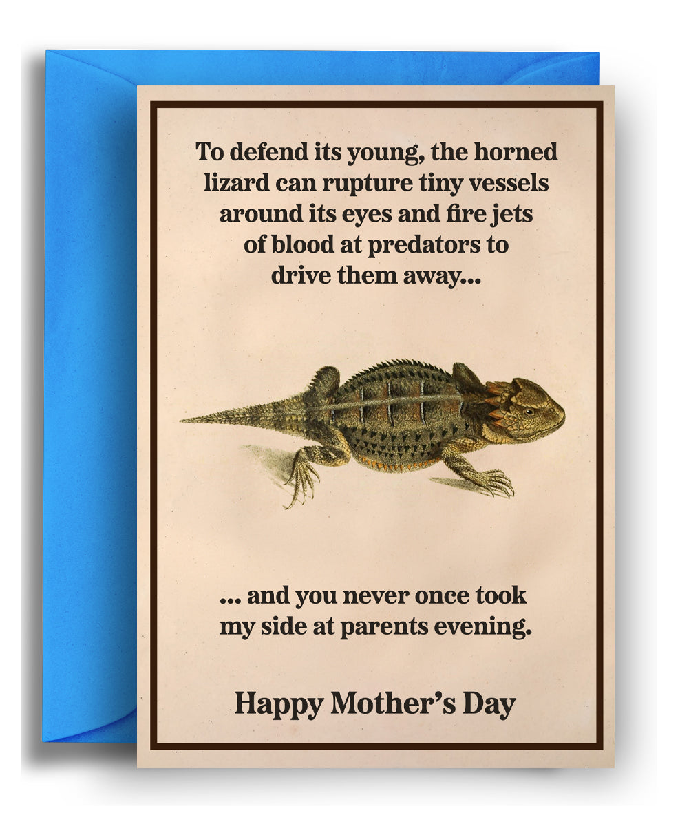 Lizard - Mother's Day Card