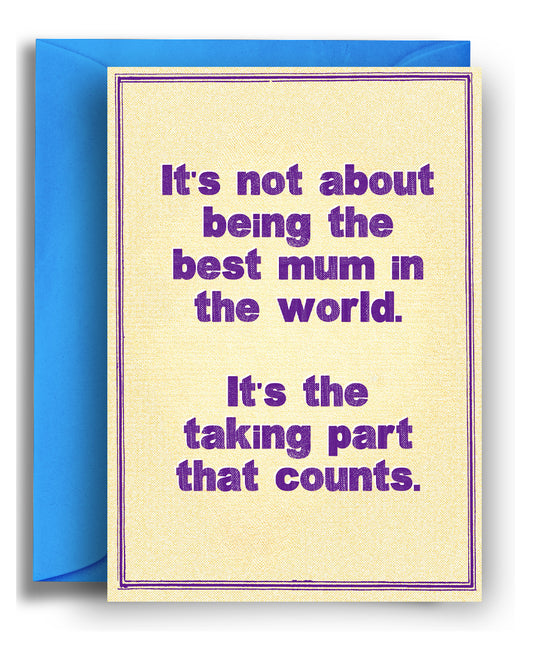 Taking Part - Mother's Day Card