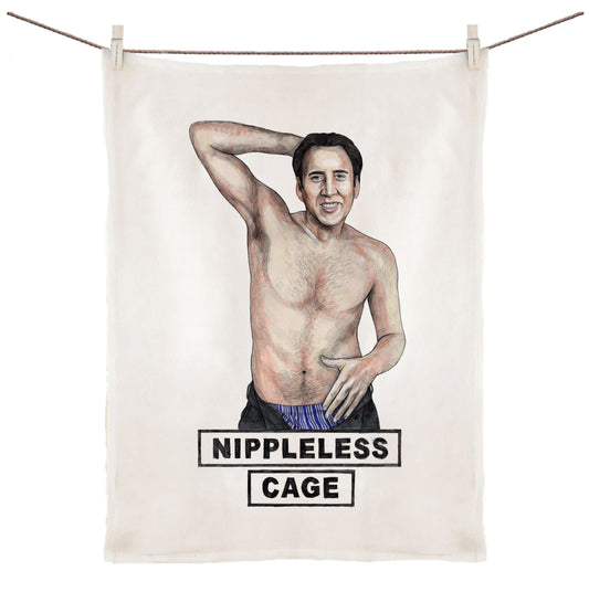 Nippleless Cage - Tea Towel