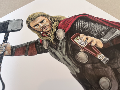 Thor Ketchup - Art Print
