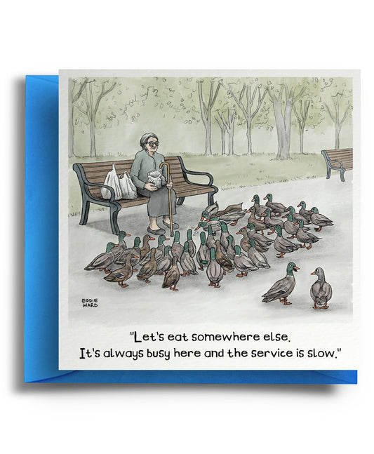 Slow Service - Cartoon