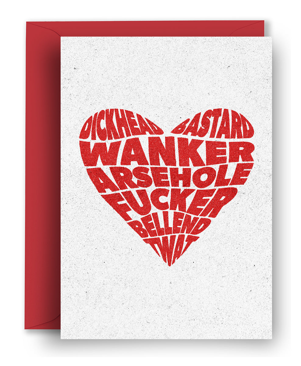 Swear Heart - Anniversary Card