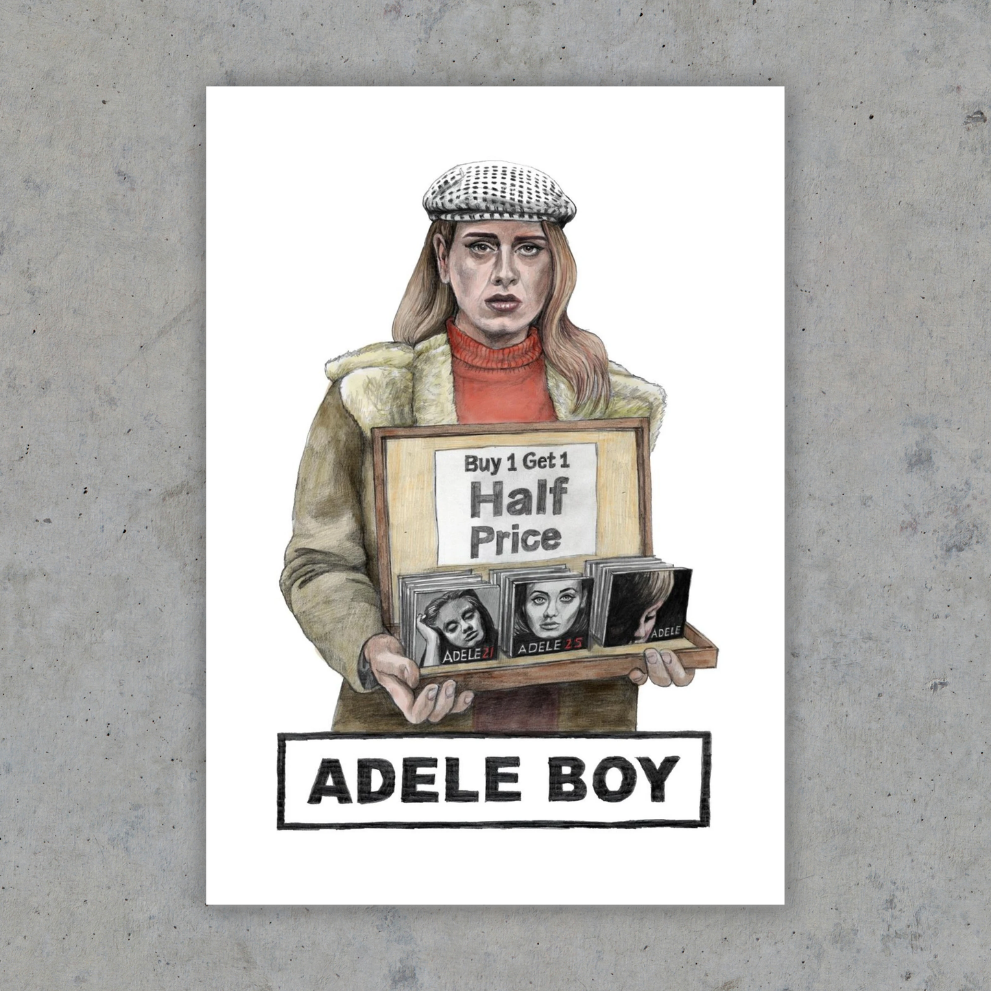 Adele Boy - Art Print