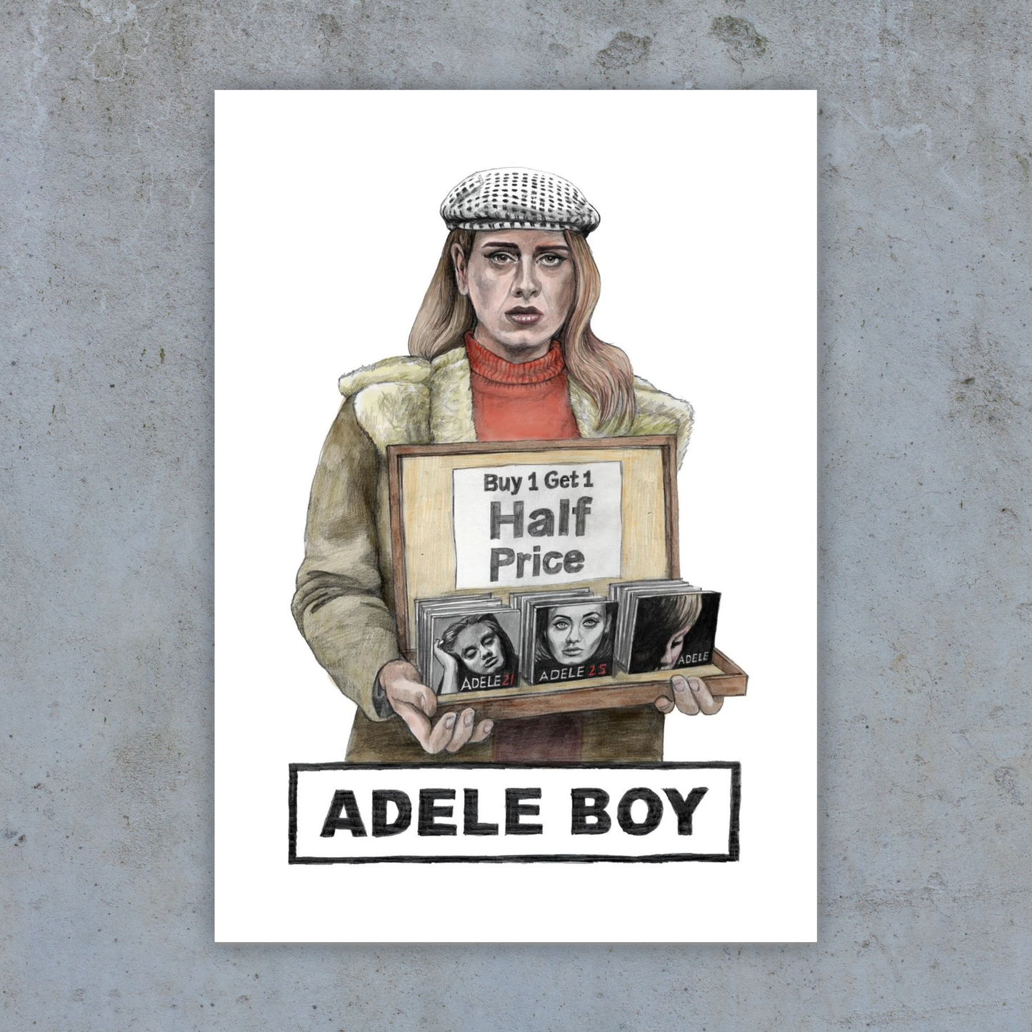 Adele Boy - Art Print