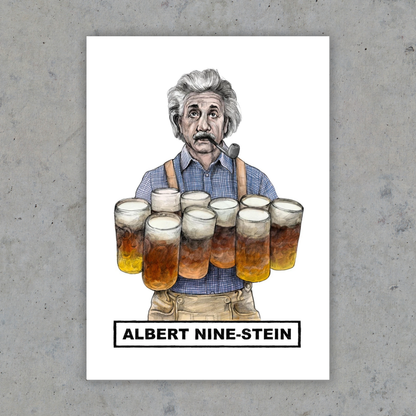 Albert Nine-Stein - Art Print