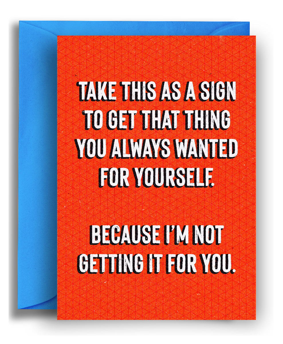 Get That Thing You Wanted