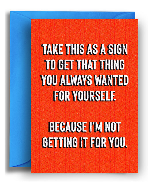 Get That Thing You Wanted