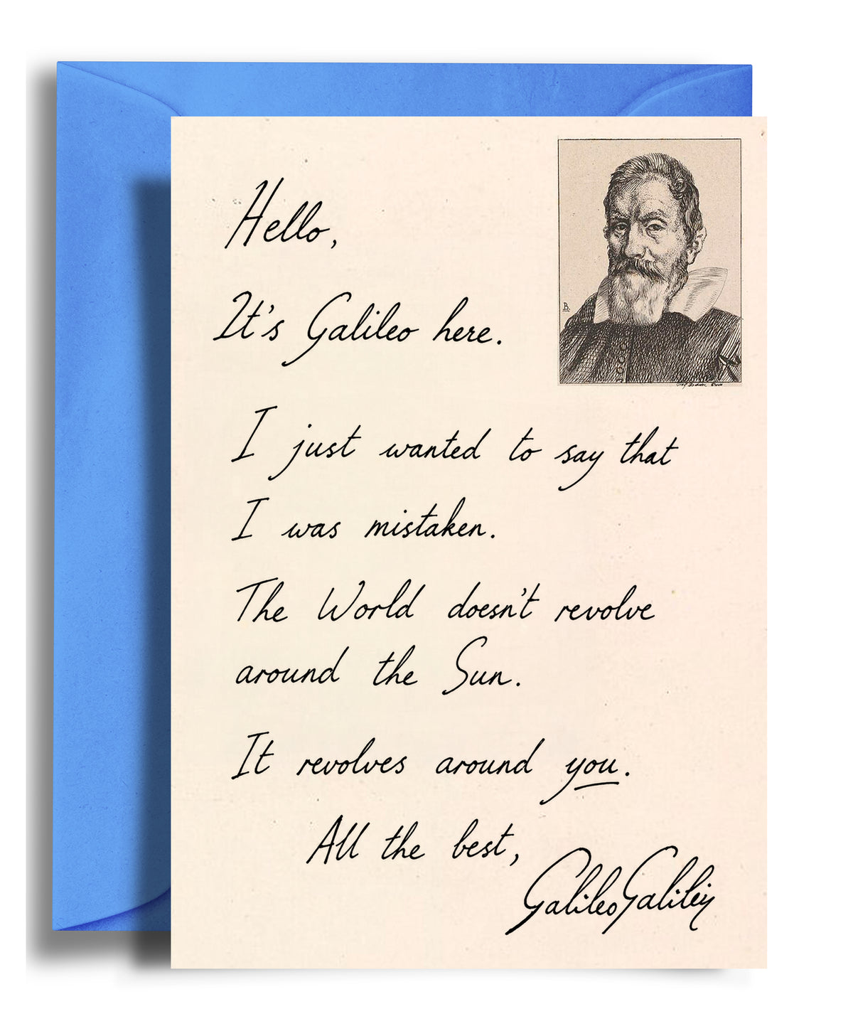 Birthday Letter - Galileo