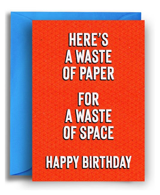 Waste of Paper